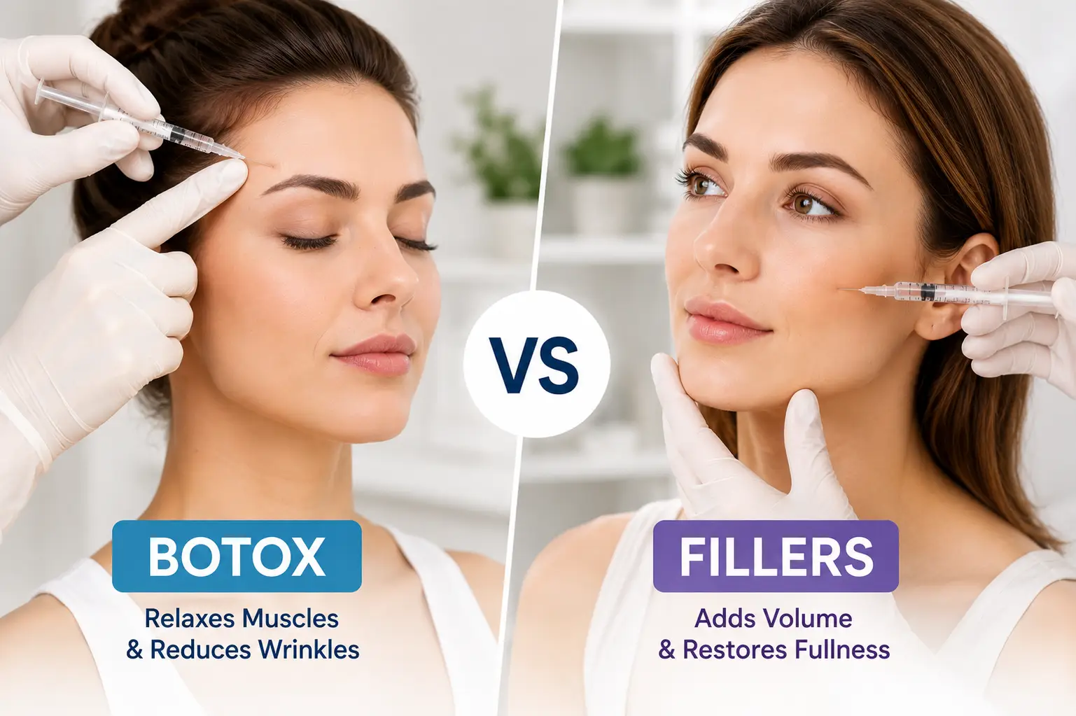 Botox vs Fillers