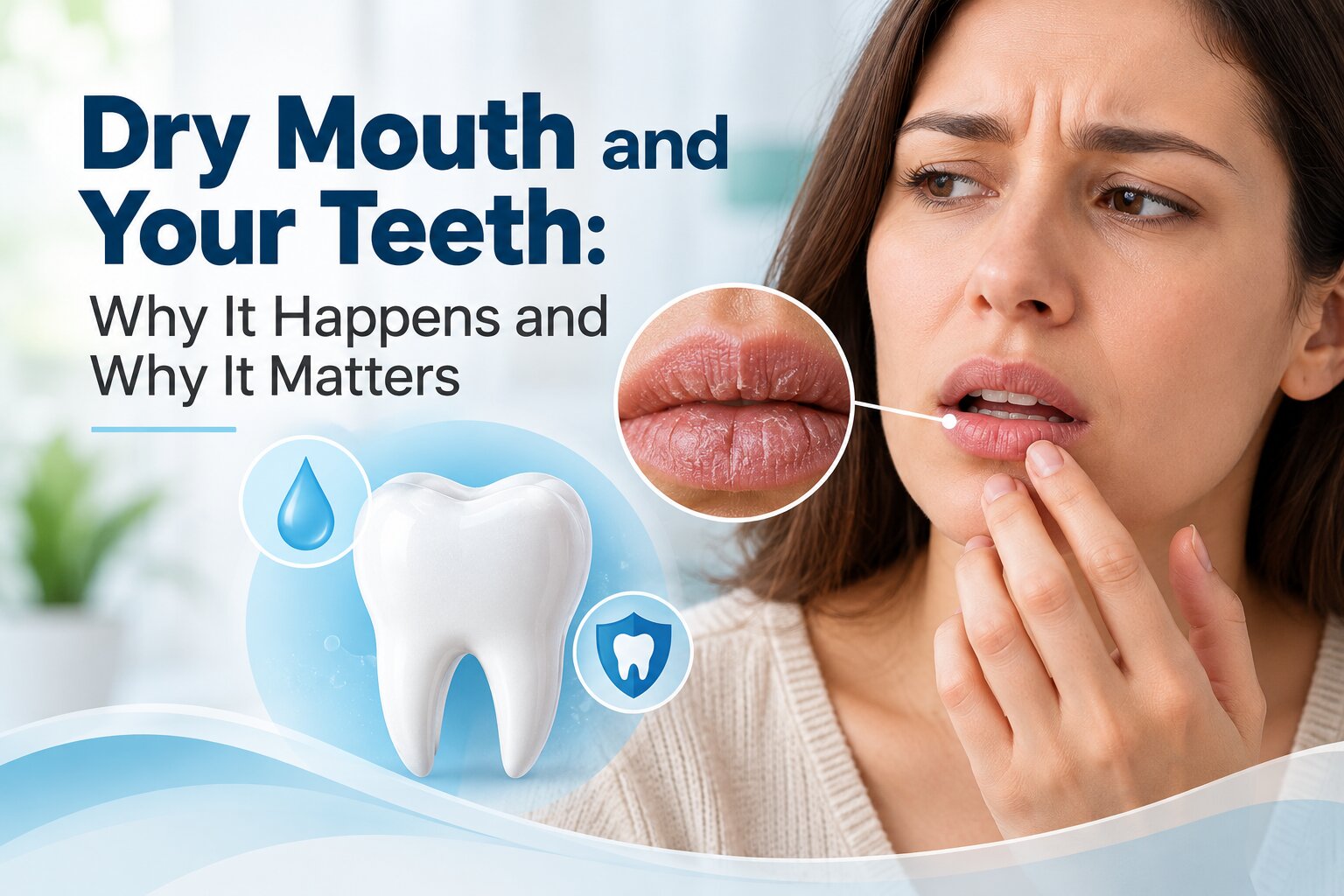 Dry Mouth and Dental Health Infographic